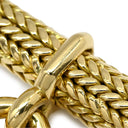 エルメス HERMES シェーヌダンクル トレセ TGM イエローゴールド K18YG ブレスレット 11コマ 18K 750 YG