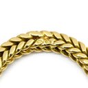 エルメス HERMES シェーヌダンクル トレセ TGM イエローゴールド K18YG ブレスレット 11コマ 18K 750 YG