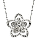 グラフ GRAFF ワイルドフラワー ダイヤモンド ペンダント ホワイトゴールド K18WG ダイヤモンド ネックレス GRAFF Au750 18K 18金 花形 パヴェ メレ