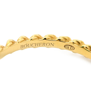 ブシュロン BOUCHERON セルパンボエム JRG02795 グリーン×イエローゴールド K18YG マラカイト #49 リング 指輪 Au750 18K 18金 マライカイト 緑 孔雀石 雫 ドロップ型 9号