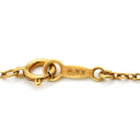 ミキモト MIKIMOTO イエローゴールド K18YG ダイヤモンド ネックレス MIKIMOTO 18K 18金 Au750 1P 1石 1粒 ダイヤ フラワーモチーフ ヴィンテージ アズキチェーン