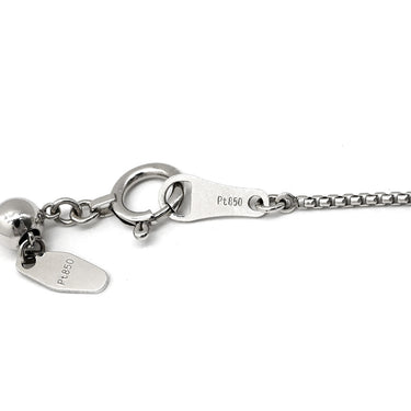 TASAKI TASAKI ダイヤ ペンダント プラチナシルバー Pt900 ダイヤモンド Pt850(チェーン) ネックレス プラチナム プリンセスカット スクエア ドロップ ムービング