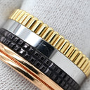 ブシュロン BOUCHERON キャトル クラシック ラージ JRG00257 4カラー K18YG K18PG K18WG ブラウンPVD #T58 リング 指輪 Au750 グログラン クルドパリ ダブルゴドロン 18号