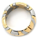 ブルガリ BVLGARI アルベアーレ リング イエローゴールド×ステンレスシルバー K18YG ステンレス リング 指輪 18K 750 18金 K18YG×SS コンビ 10.5号
