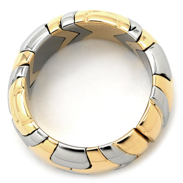 ブルガリ BVLGARI アルベアーレ リング イエローゴールド×ステンレスシルバー K18YG ステンレス リング 指輪 18K 750 18金 K18YG×SS コンビ 10.5号