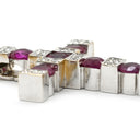 ダミアーニ DAMIANI ベルエポック ホワイトゴールド K18WG ダイヤモンド ルビー ネックレス ペンダント 750 18金 クロス 十字架 ルビー