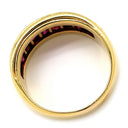 ピキョッティ PICCHIOTTI ルビー 3.26ct イエローゴールド×レッド K18YG ルビー リング 指輪 K18YG Au750 18K 18金 バゲットカット チャネルセット 18号