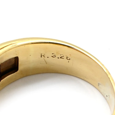 ピキョッティ PICCHIOTTI ルビー 3.26ct イエローゴールド×レッド K18YG ルビー リング 指輪 K18YG Au750 18K 18金 バゲットカット チャネルセット 18号