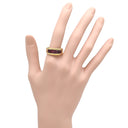 ピキョッティ PICCHIOTTI ルビー 3.26ct イエローゴールド×レッド K18YG ルビー リング 指輪 K18YG Au750 18K 18金 バゲットカット チャネルセット 18号
