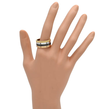 ブシュロン BOUCHERON キャトル クラシック ラージ 4カラー K18YG K18PG K18WG ブラウンPVD ＃T63(JP23) リング 指輪 750 18K 23号