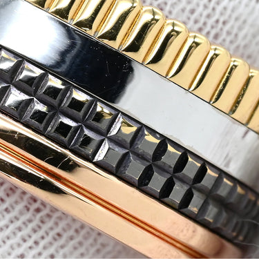 ブシュロン BOUCHERON キャトル クラシック ラージ 4カラー K18YG K18PG K18WG ブラウンPVD ＃T63(JP23) リング 指輪 750 18K 23号