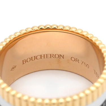 ブシュロン BOUCHERON キャトル クラシック ラージ 4カラー K18YG K18PG K18WG ブラウンPVD ＃T63(JP23) リング 指輪 750 18K 23号