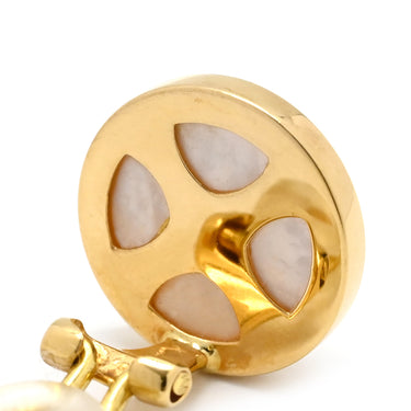 TASAKI TASAKI マベパール イヤリング パールホワイト×イエローゴールド K18YG パール イヤリング TASAKI 750YG Au750 半円真珠 ホワイト ハーフパール ドーム型