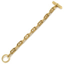 エルメス HERMES シェーヌダンクル トレセ MM イエローゴールド K18YG ブレスレット 14コマ 18K 750 YG