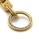 エルメス HERMES シェーヌダンクル トレセ MM イエローゴールド K18YG ブレスレット 14コマ 18K 750 YG