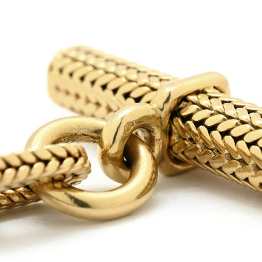 エルメス HERMES シェーヌダンクル トレセ MM イエローゴールド K18YG ブレスレット 14コマ 18K 750 YG