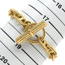 エルメス HERMES シェーヌダンクル トレセ MM イエローゴールド K18YG ブレスレット 14コマ 18K 750 YG