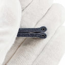 パネライ PANERAI 純正 ルミノール ドゥエ用 ヌバックバンド くすみブルー ヌバック 腕時計パーツ 未使用 替え ベルト 予備 交換 尾錠用 スペア 22ｍｍ くすみブルー