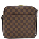 ルイヴィトン LOUIS VUITTON オラフPM N41442 ダミエエベヌ ダミエキャンバス ショルダーバッグ ゴールド金具 茶