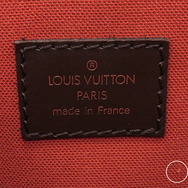 ルイヴィトン LOUIS VUITTON オラフPM N41442 ダミエエベヌ ダミエキャンバス ショルダーバッグ ゴールド金具 茶