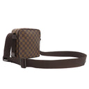 ルイヴィトン LOUIS VUITTON オラフPM N41442 ダミエエベヌ ダミエキャンバス ショルダーバッグ ゴールド金具 茶