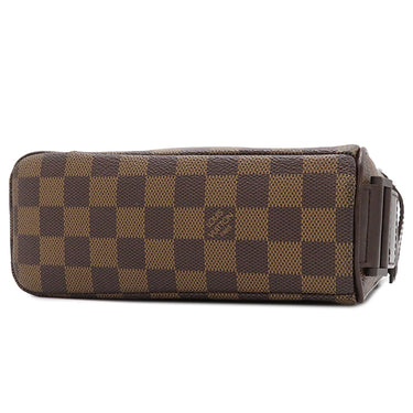 ルイヴィトン LOUIS VUITTON オラフPM N41442 ダミエエベヌ ダミエキャンバス ショルダーバッグ ゴールド金具 茶