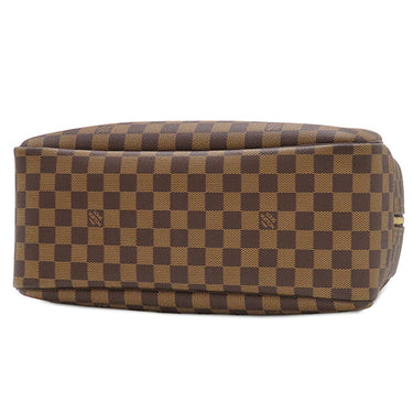 ルイヴィトン LOUIS VUITTON ボーリング ヴァニティ ドーヴィル N47272 ダミエエベヌ ダミエキャンバス ハンドバッグ ゴールド金具 茶 スペシャルオーダー