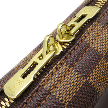 ルイヴィトン LOUIS VUITTON ボーリング ヴァニティ ドーヴィル N47272 ダミエエベヌ ダミエキャンバス ハンドバッグ ゴールド金具 茶 スペシャルオーダー