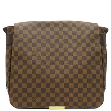 ルイヴィトン LOUIS VUITTON バスティーユ N45258 ダミエエベヌ ダミエキャンバス ショルダーバッグ ゴールド金具 茶