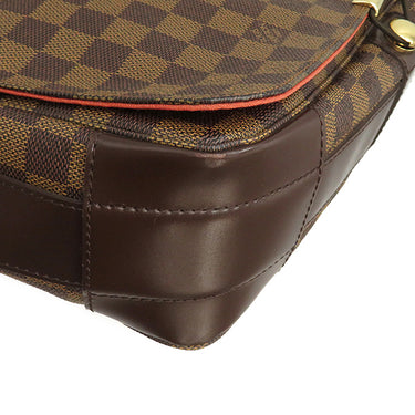 ルイヴィトン LOUIS VUITTON バスティーユ N45258 ダミエエベヌ ダミエキャンバス ショルダーバッグ ゴールド金具 茶