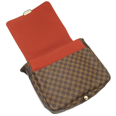 ルイヴィトン LOUIS VUITTON バスティーユ N45258 ダミエエベヌ ダミエキャンバス ショルダーバッグ ゴールド金具 茶