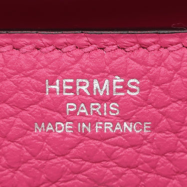 エルメス HERMES リンディ26 ローズショッキング トリヨンクレマンス 2WAYバッグ シルバー金具 肩掛け