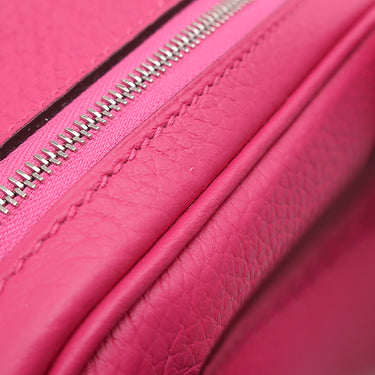 エルメス HERMES リンディ26 ローズショッキング トリヨンクレマンス 2WAYバッグ シルバー金具 肩掛け