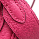 エルメス HERMES リンディ26 ローズショッキング トリヨンクレマンス 2WAYバッグ シルバー金具 肩掛け