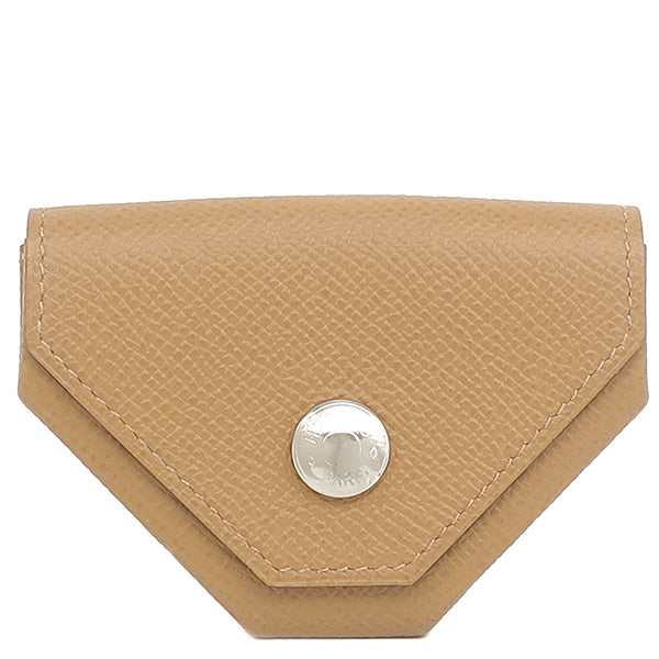 【美中古】HERMES エルメス ルヴァンキャトル ケース ブラウン 茶色 HERMES エルメス コインケース ブラウン レザー ルヴァンキャトル