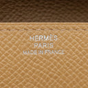 エルメス HERMES ルヴァンキャトル セサミ ヴォーエプソン コインケース シルバー金具 薄茶