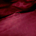 カルティエ Cartier マストライン ボルドー レザー ショルダーバッグ ゴールド金具 巾着 赤