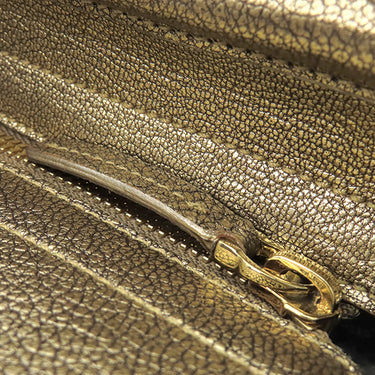 カルティエ Cartier ラドーニャ チェーンショルダー ゴールド レザー ショルダーバッグ ゴールド金具 金