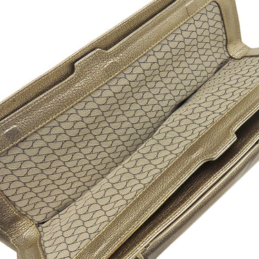 カルティエ Cartier ラドーニャ チェーンショルダー ゴールド レザー ショルダーバッグ ゴールド金具 金