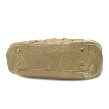 カルティエ Cartier ラドーニャ チェーンショルダー ゴールド レザー ショルダーバッグ ゴールド金具 金