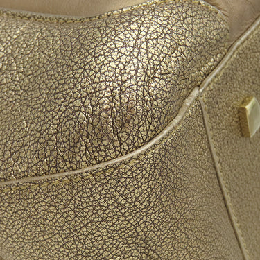 カルティエ Cartier ラドーニャ チェーンショルダー ゴールド レザー ショルダーバッグ ゴールド金具 金