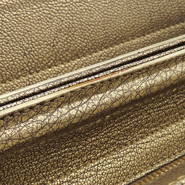 カルティエ Cartier ラドーニャ チェーンショルダー ゴールド レザー ショルダーバッグ ゴールド金具 金