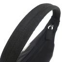 プラダ PRADA ホーボー ミニバッグ MV515 ブラック ナイロン ハンドバッグ シルバー金具 黒 三角ロゴプレート