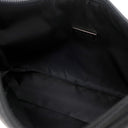 プラダ PRADA ホーボー ミニバッグ MV515 ブラック ナイロン ハンドバッグ シルバー金具 黒 三角ロゴプレート