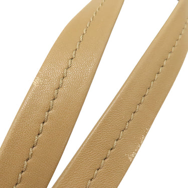 セリーヌ CELINE ホリゾンタルカバ ライトブラウン レザー トートバッグ ゴールド金具 薄茶 ベージュ トート