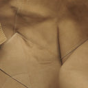 セリーヌ CELINE ホリゾンタルカバ ライトブラウン レザー トートバッグ ゴールド金具 薄茶 ベージュ トート