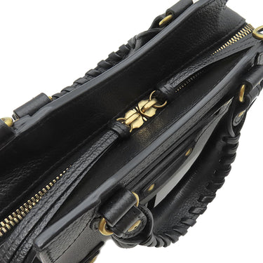 バレンシアガ BALENCIAGA ネオクラシックシティ ミニ 638524 ブラック レザー 2WAYバッグ マットゴールド金具 Mini City ハンドバッグ ショルダーバッグ