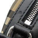 バーバリー BURBERRY ノバチェック クロスボディ 8010152 ベージュ×ブラック ナイロン レザー ショルダーバッグ シルバー金具 黒 斜め掛け
