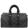 ルイヴィトン LOUIS VUITTON キーポル バンドリエール 25 M46271 モノグラムエクリプス モノグラムキャンバス モノグラムエクリプスリバースキャンバス 2WAYバッグ シルバー金具 黒 ショルダー ハンドバッグ