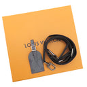 ルイヴィトン LOUIS VUITTON キーポル バンドリエール 25 M46271 モノグラムエクリプス モノグラムキャンバス モノグラムエクリプスリバースキャンバス 2WAYバッグ シルバー金具 黒 ショルダー ハンドバッグ